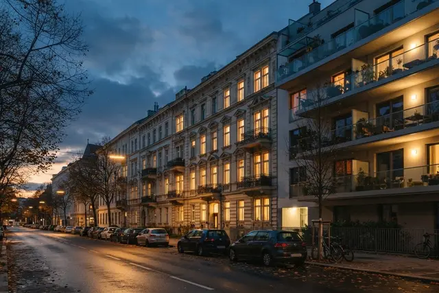 Mieten in Österreich: Wohnhäuser in einer österreichischen Stadt