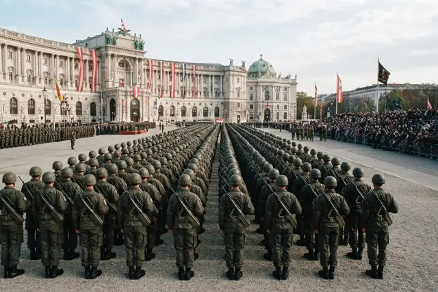 Nationalfeiertag 2026: Angelobung von Rekruten am Heldenplatz in Wien